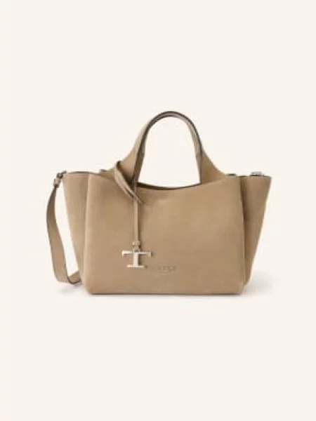 Tod's Kabelka velbloudí / stříbrná
