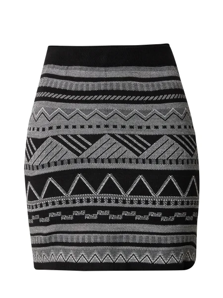 ABOUT YOU Fustă Pernilla gri / negru alb