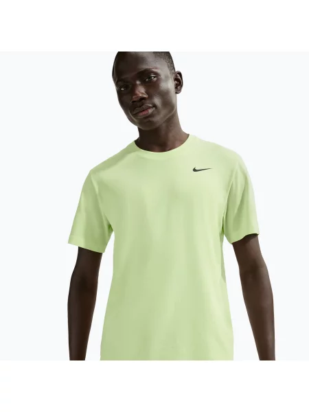 Tricou pentru bărbați Nike Dri-Fit light liquid/lime/black negru