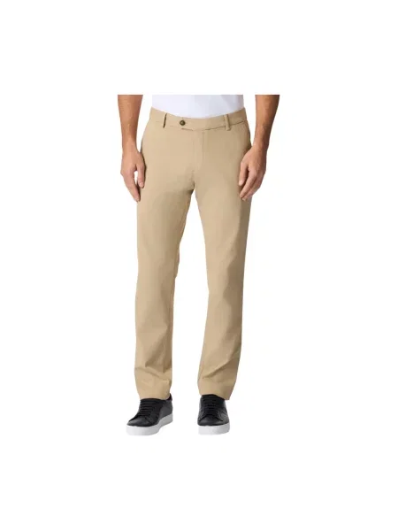 Spodnie Brooks Brothers ze stretchu beżowe