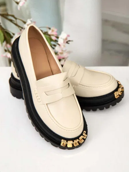 Mocasini Resti negru