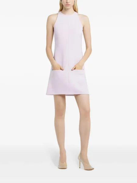 Rochie mini Courreges de costum roz