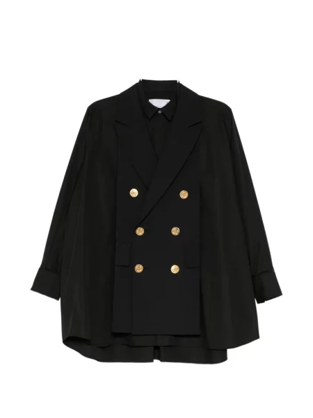 Двуреден топ Sacai черно
