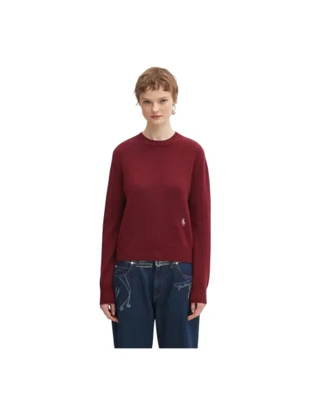 Sporty & Rich sweter wełniany SRC Cashmere czerwony