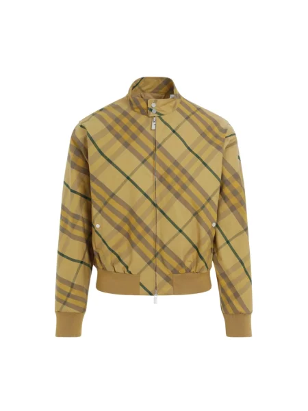 Haftowana kurtka Burberry brązowa
