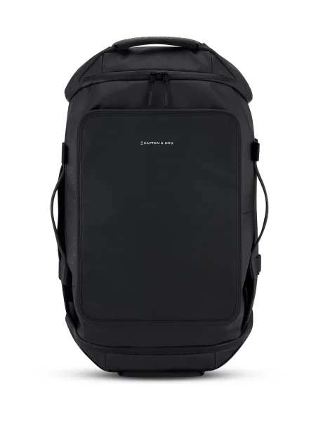Kapten & Son Potovalna torba Lisbon Duffle Backpack Medium črna bela