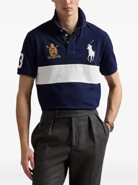 Șosete Polo Ralph Lauren cu 5 buzunare cu broderie tricotate albastru