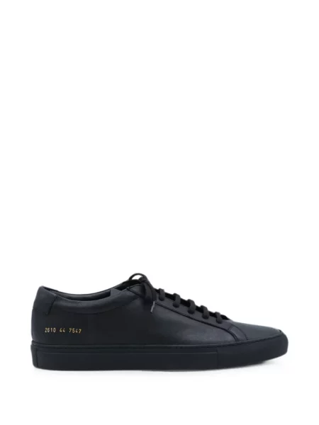 Sneakerși Common Projects din piele negru
