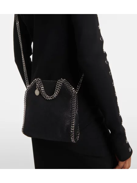 Mały torebka na łańcuszku Stella Mccartney elegancka czarna