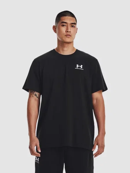 Утепленная футболка Under Armour с автографом черная