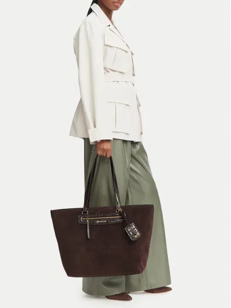 Torbica MICHAEL Michael Kors Jet Set Travel Tamno smeđa