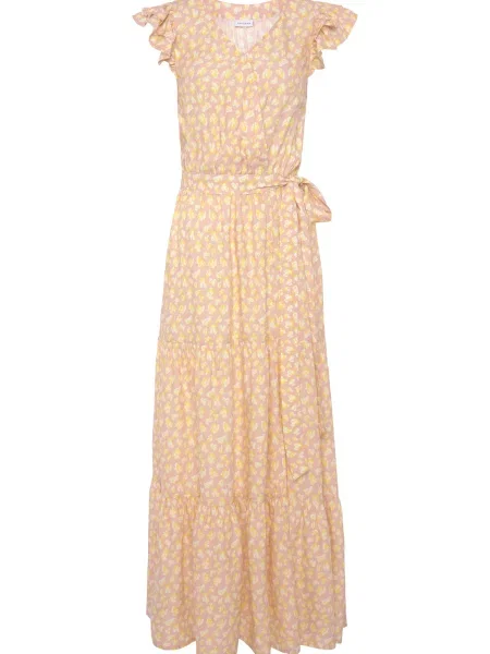 LASCANA Rochie pielii / galben alb