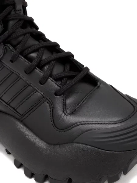 Zomšinės dryžuotos raštuotos sportbačiai Adidas Adizero pilka