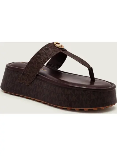 MICHAEL Michael Kors șlapi pentru femei Koya Flip Flop maro