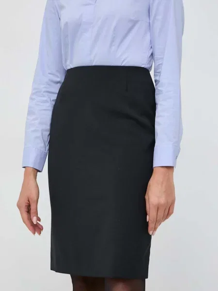 Fustă tip creion Boss negru