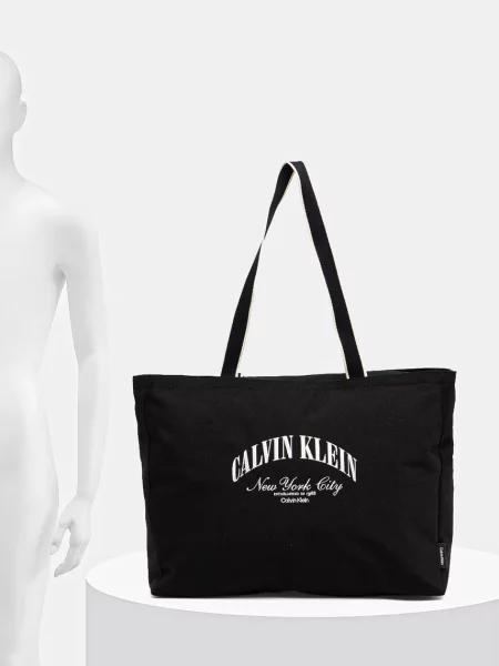 Táska Calvin Klein Graphic Capsule Tote fekete