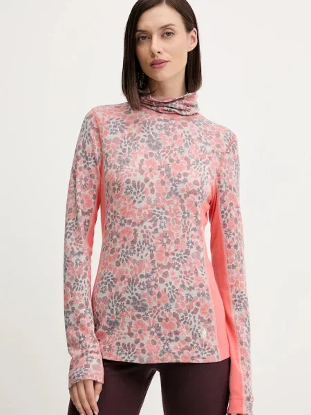 Funkční vlněné tričko s dlouhým rukávem Smartwool oranžová