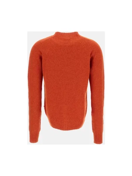 Sweter Drumohr wełniany pomarańczowy