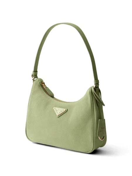 Geantă Prada din piele verde