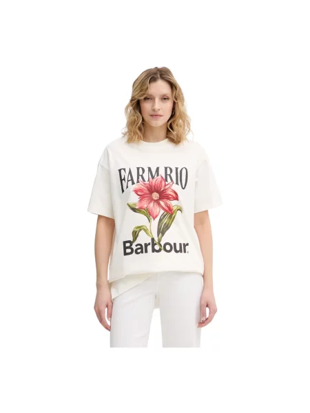 Koszulka Barbour beżowa