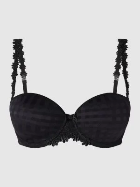 Biustonosz push up z odpinanymi ramiączkami model ‘Avero’ Marie Jo czarny