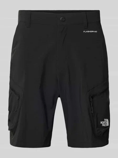Szorty z cargo i logo The North Face czarne