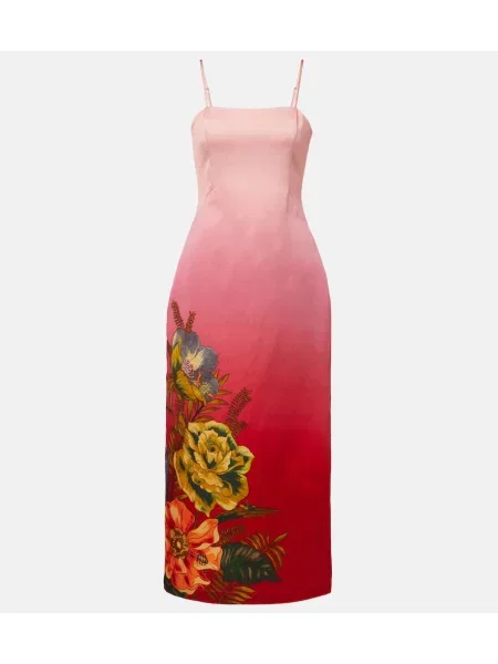 Rochie midi Alemais de in până la genunchi de costum roșu