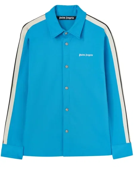 Koszula Palm Angels klasyczna niebieska