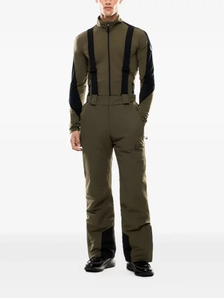 Pantaloni de schi Ea7 Emporio Armani verde
