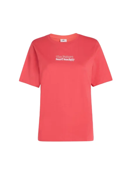 O'NEILL Tricou Future Surf Society roz pitaya alb