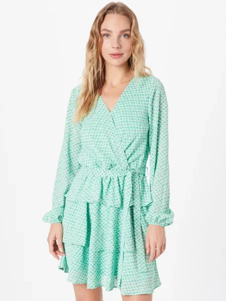SISTERS POINT Rochie NAPPA verde jad alb