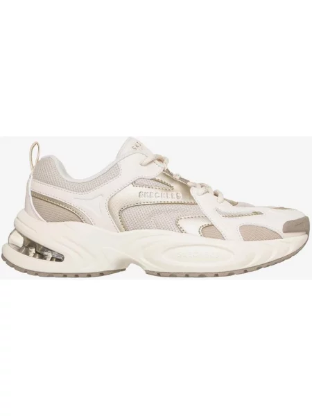 Buty do biegania Skechers Street UNO Ryze Scale Above beżowo złote 36 białe
