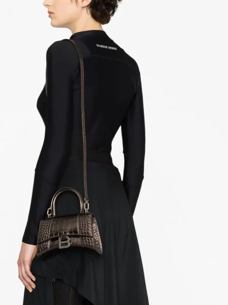 Geantă shopper Balenciaga maro