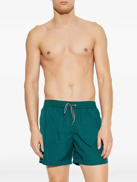 Slip de baie Paul Smith cu model zebră verde