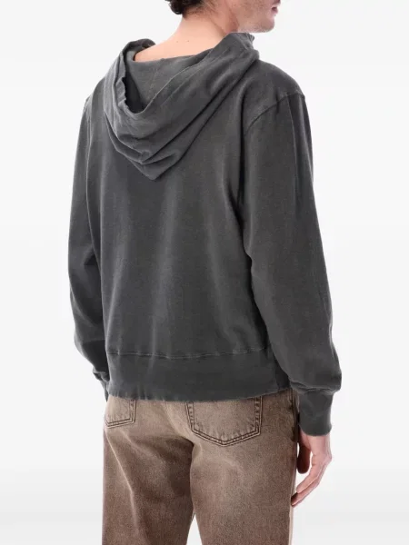 Hanorac cu glugă Our Legacy din fleece gri