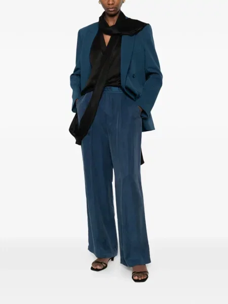 Pantaloni Patrizia Pepe albastru