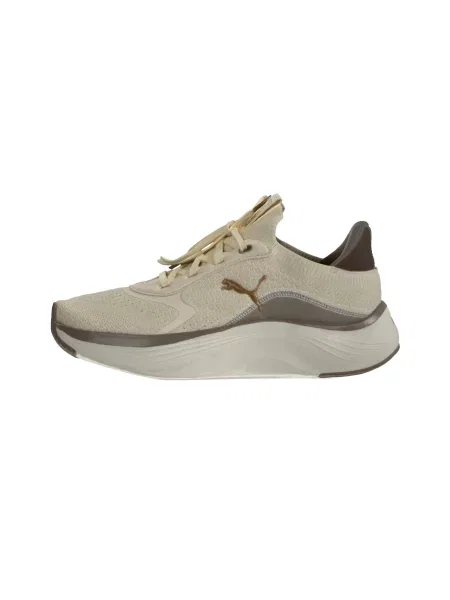 Sneakerși Puma de lână alb