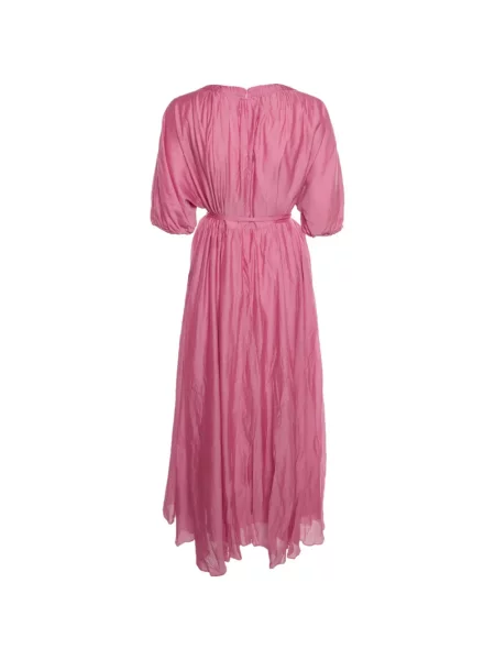 Rochie maxi 's Max Mara evazată roz