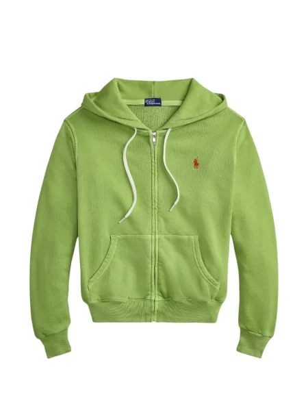 Костюм риза Polo Ralph Lauren бродирана на райета зелено