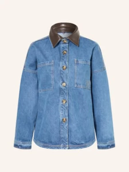 Studio Ar Kurtka Jeansowa Ligia blau niebieska