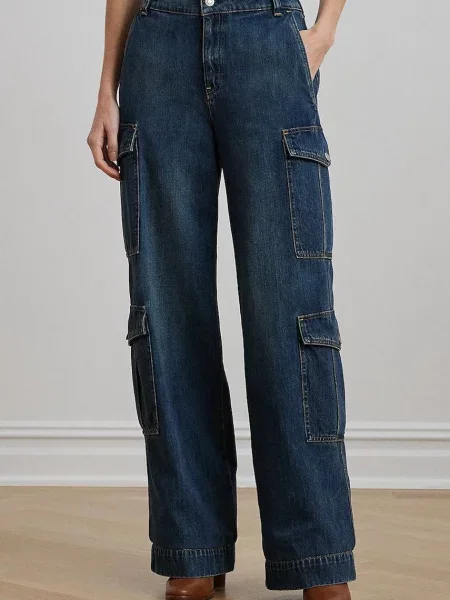 Kavbojke Lauren Ralph Lauren modra