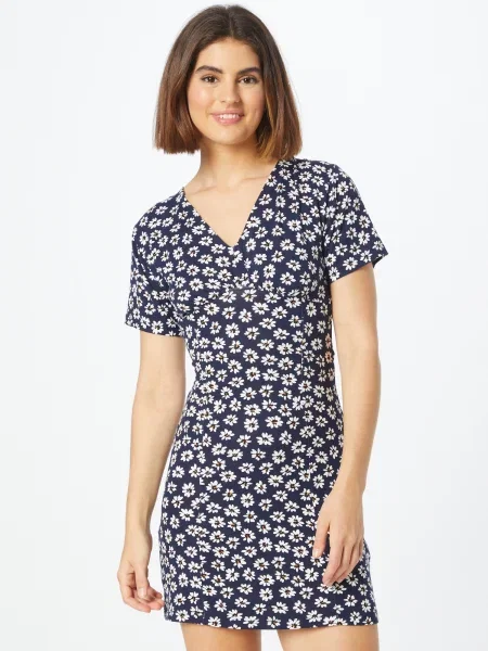 ABOUT YOU Rochie Dena bleumarin negru / portocaliu alb