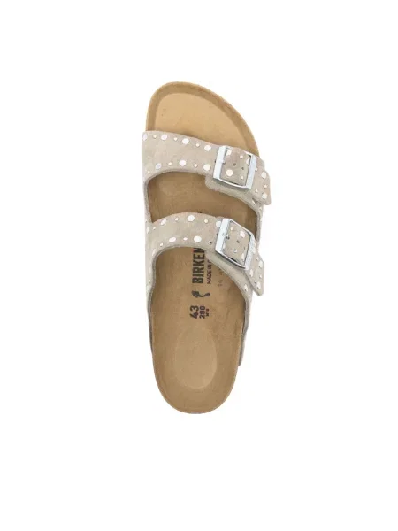 Trampki Birkenstock Arizona Rivets Suede Leather Taupe EUR 38 beżowe