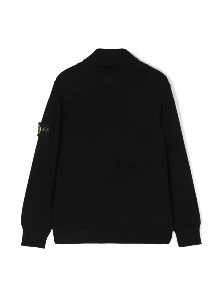 Sweter dziecięcy Stone Island czarny