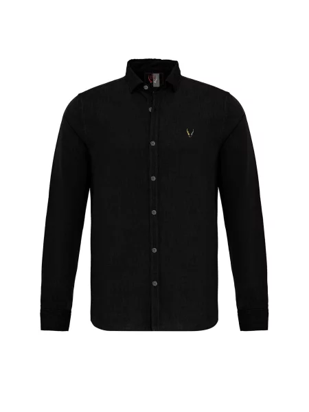 By Diess Collection Cămașă albastru / galben negru