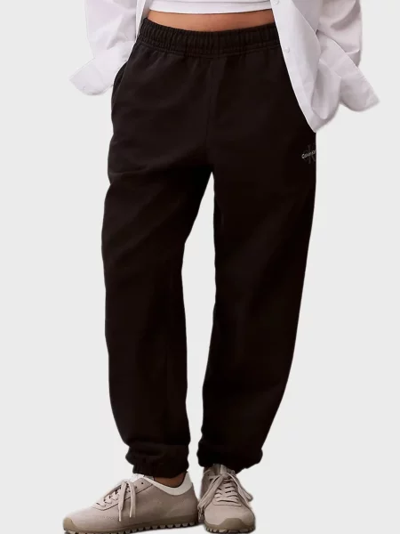 Махрові спортивні штани Calvin Klein Jeans чорні