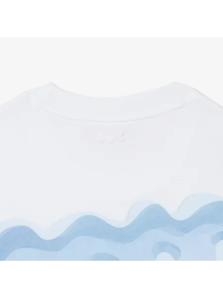 Lacoste T-Shirt Z Nadrukiem biały