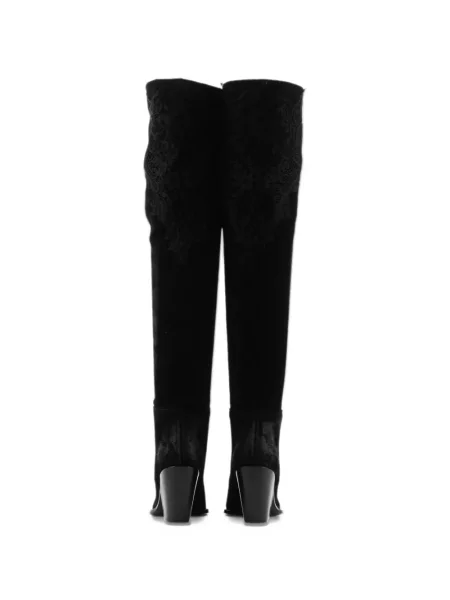 Botine Elena Iachi din dantelă negru