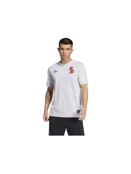 Tričko Adidas sivá