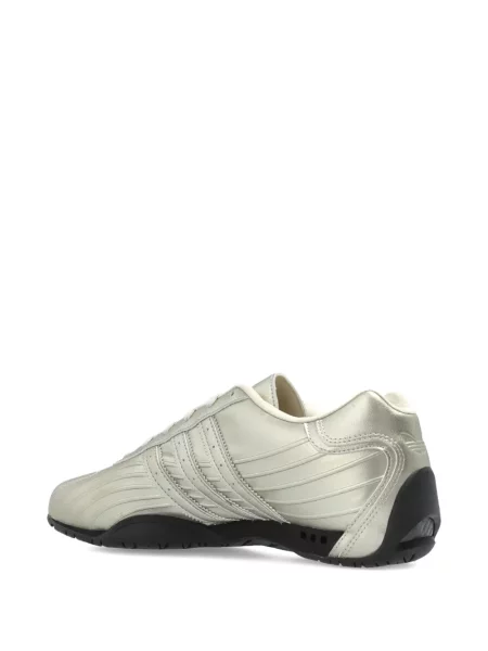 Маратонки Adidas с връзки с дантела сребристо